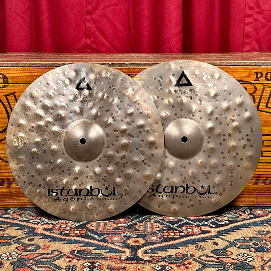 13" Istanbul Agop Xist Dry Dark Hi-Hat Cymbal Pair 506g/898g *Video Demo*