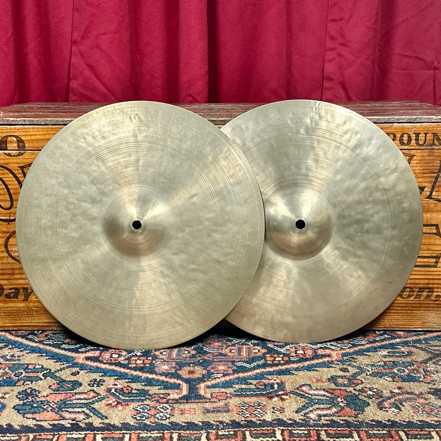14" K Zildjian Istanbul 1960s New Stamp Hi-Hat Cymbal Pair 934g/980g *Video Demo*
