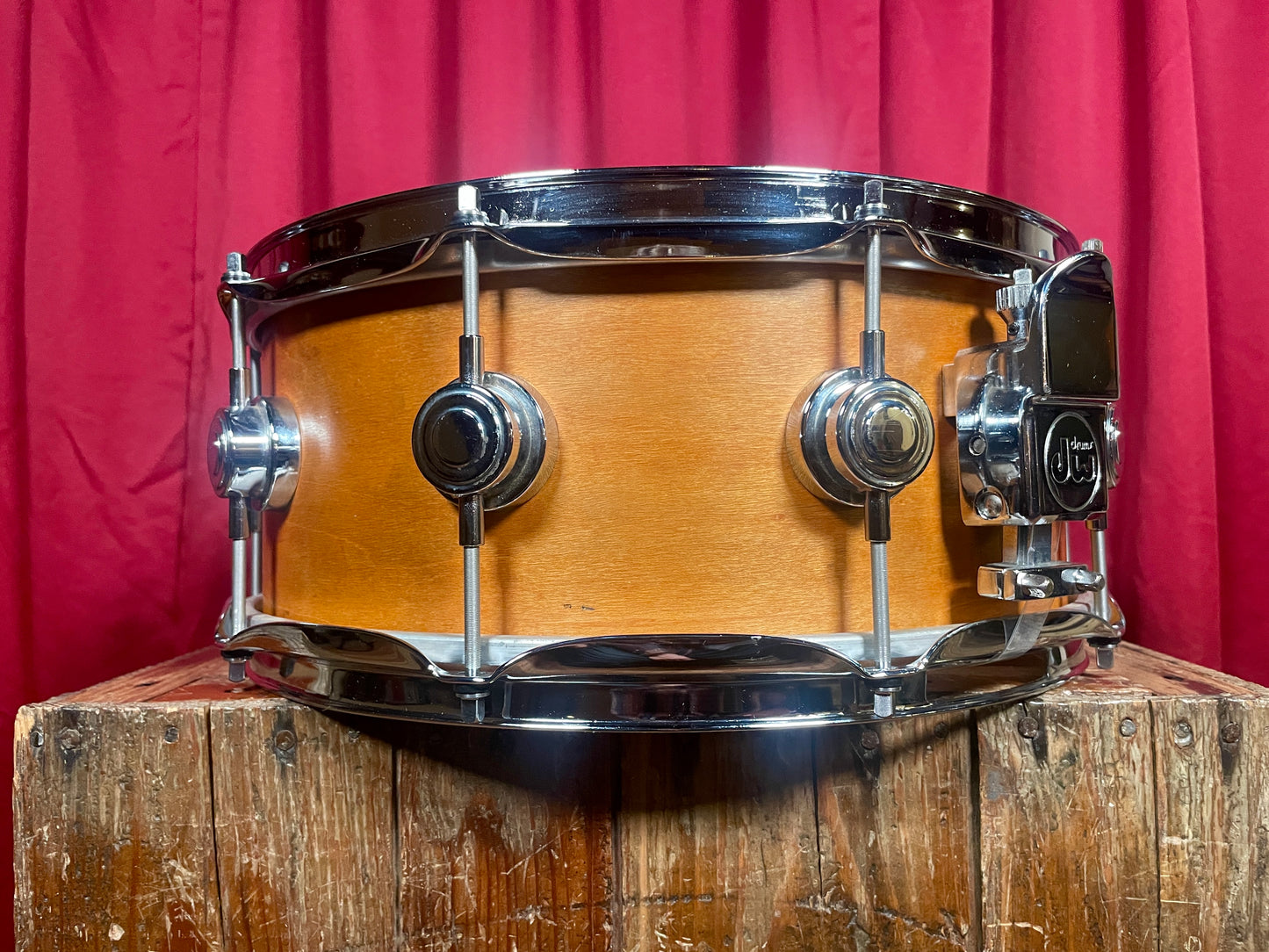 1996 DW Collector's Series 6x14 Maple Snare Drum Keller Shell