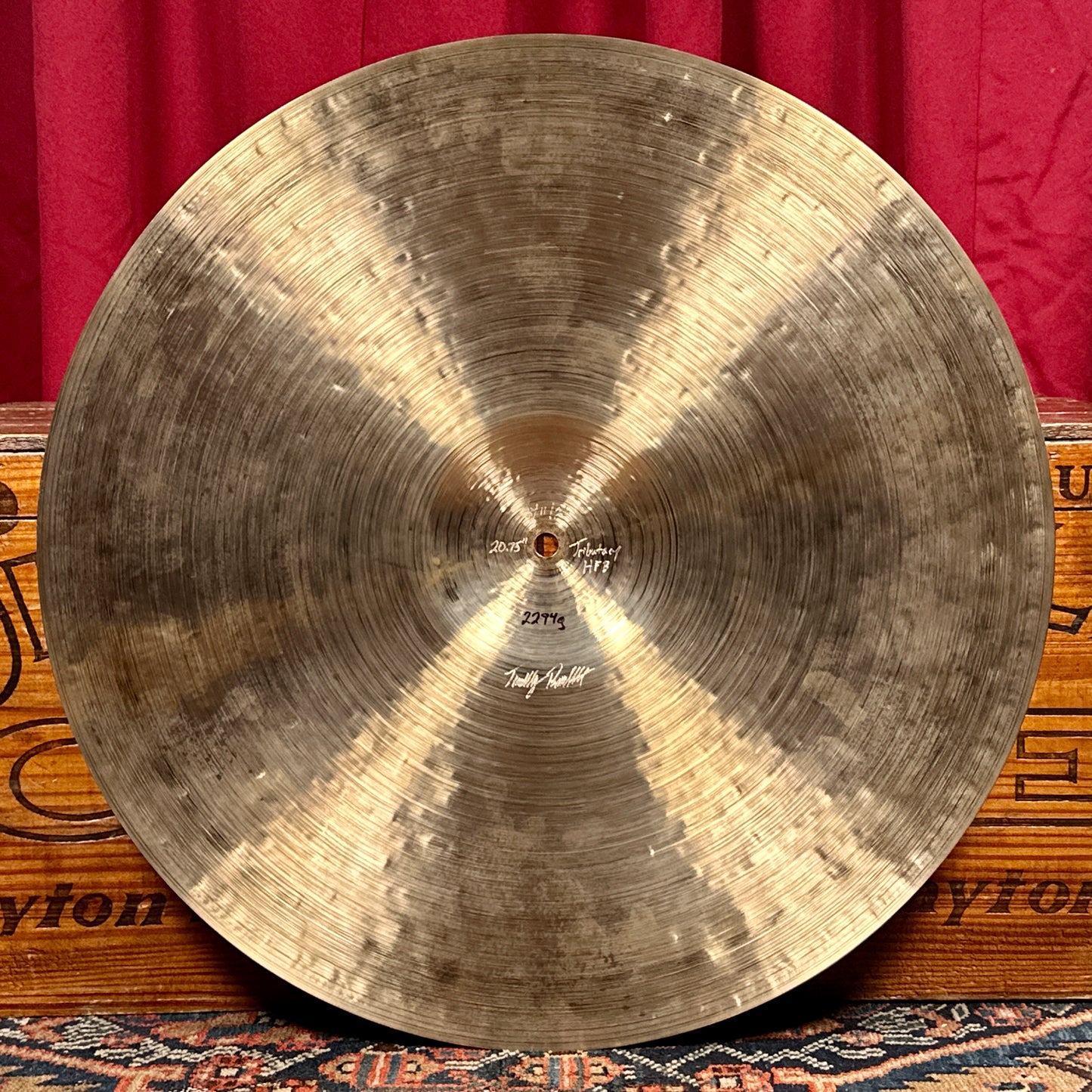 20.75" Timothy Roberts Tributary HFB Ride Cymbal 2294g *Video Demo*