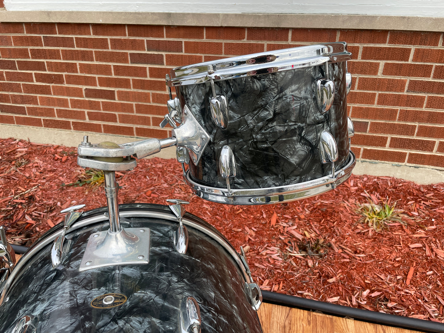 1968 Slingerland No. 9N Drum Set Black Diamond Pearl 20/12/14 *Video Demo*