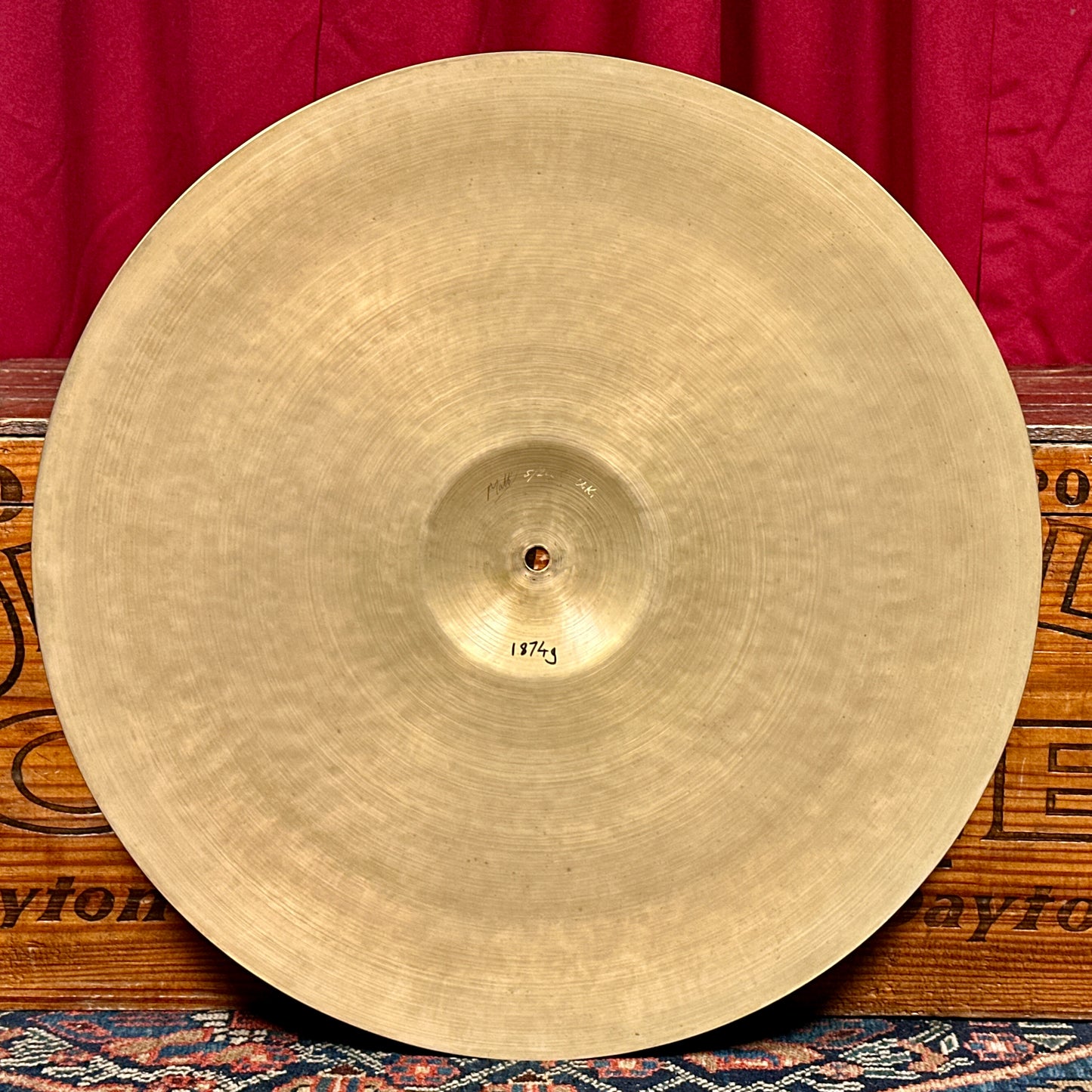 20" Matt Nolan Custom Patina Ride Cymbal 1874g *Video Demo*