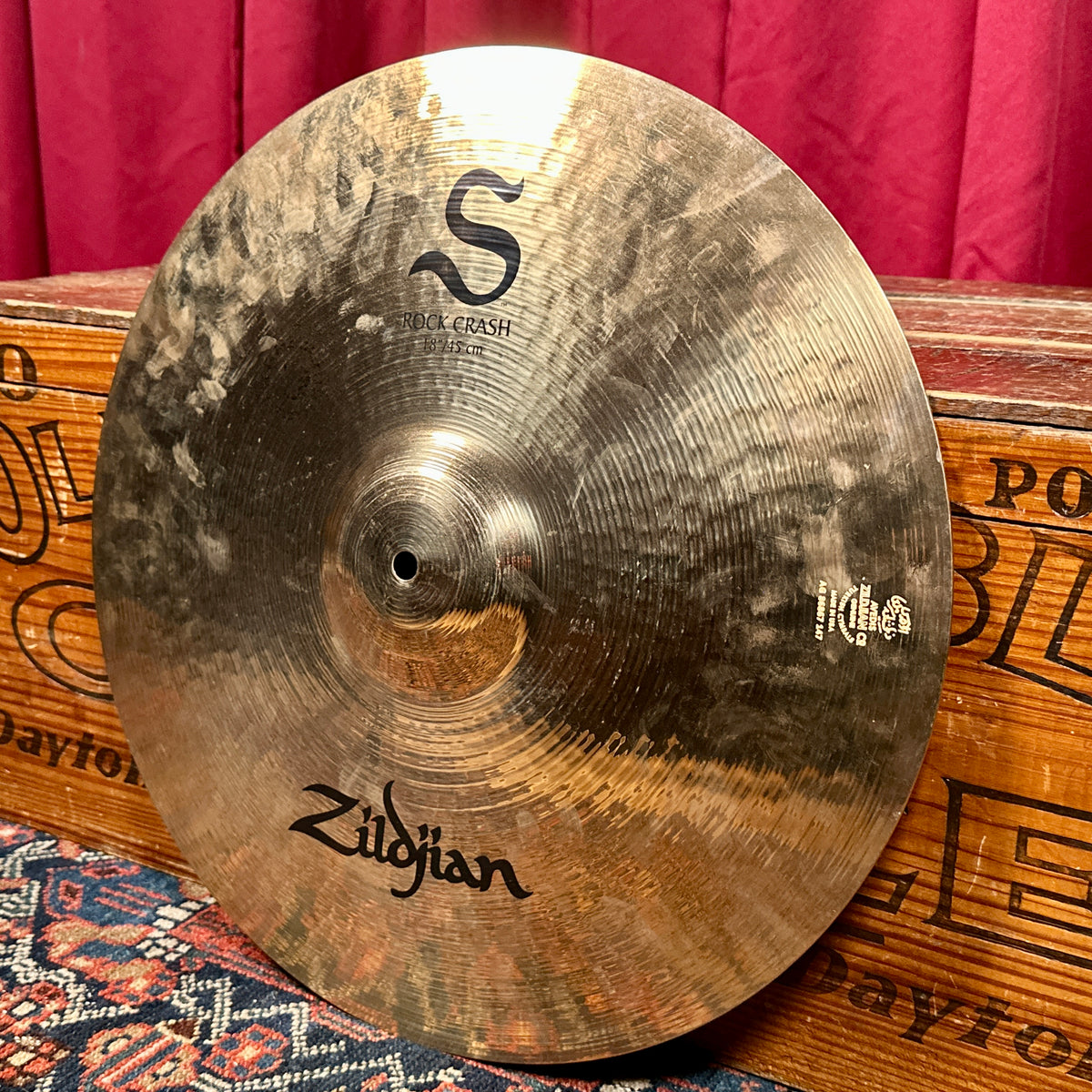18" Zildjian S Rock Crash Cymbal 1602g S18RC *Video*