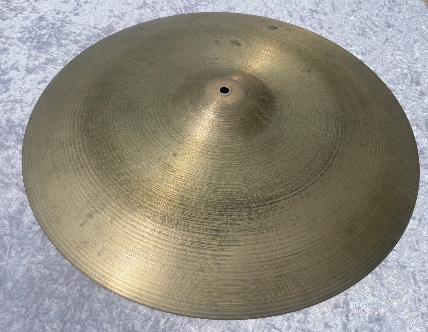 22" Zildjian A 1970s Hollow Logo Ride Cymbal 3754g