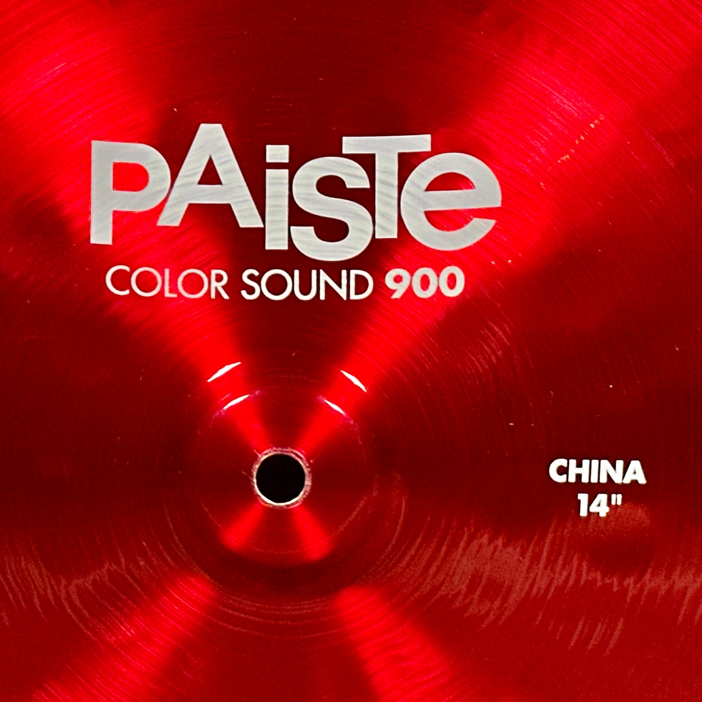 14" Paiste Red Color Sound 900 China Cymbal 568g
