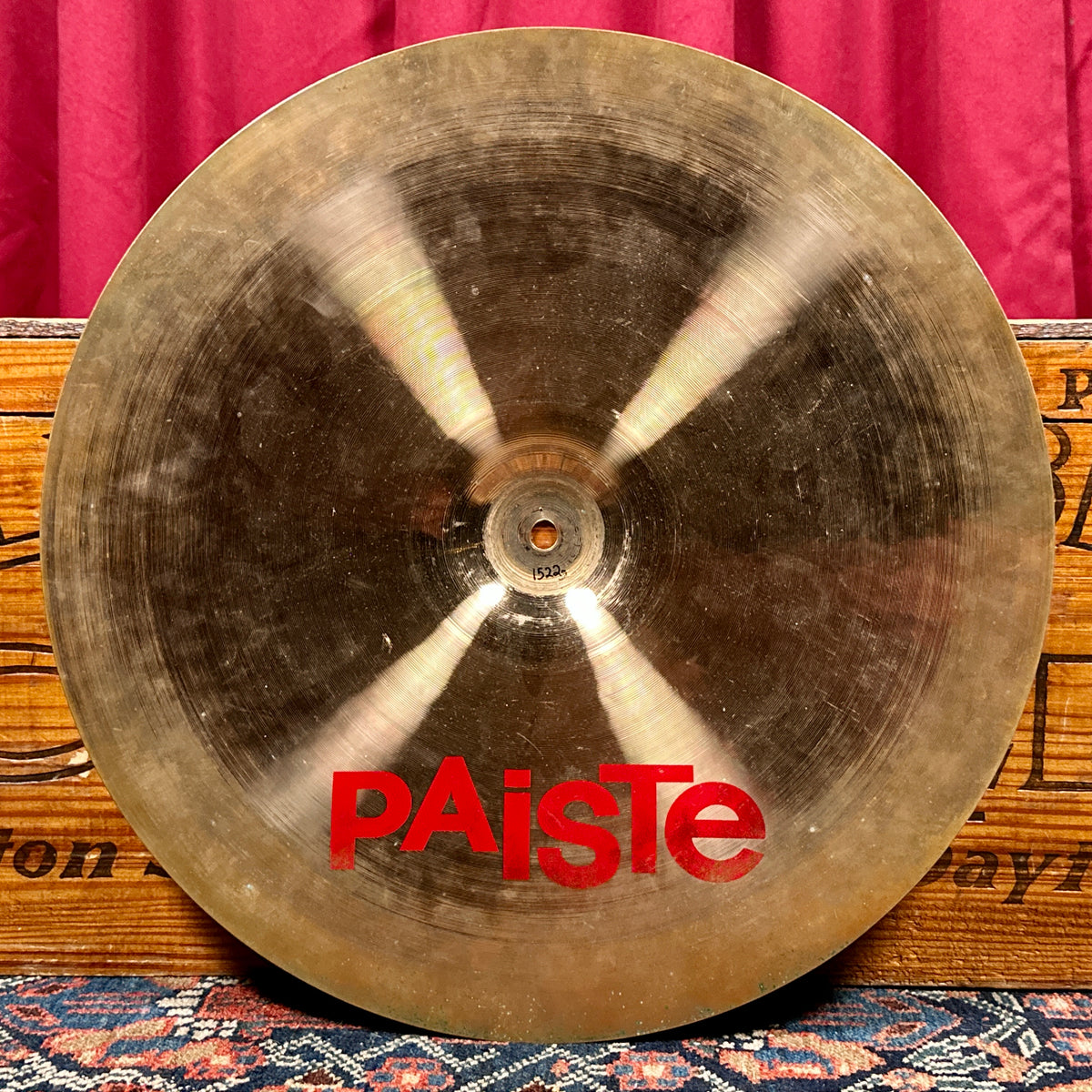 18" Paiste 1980s 2002 Crash Cymbal 1522g *Video*