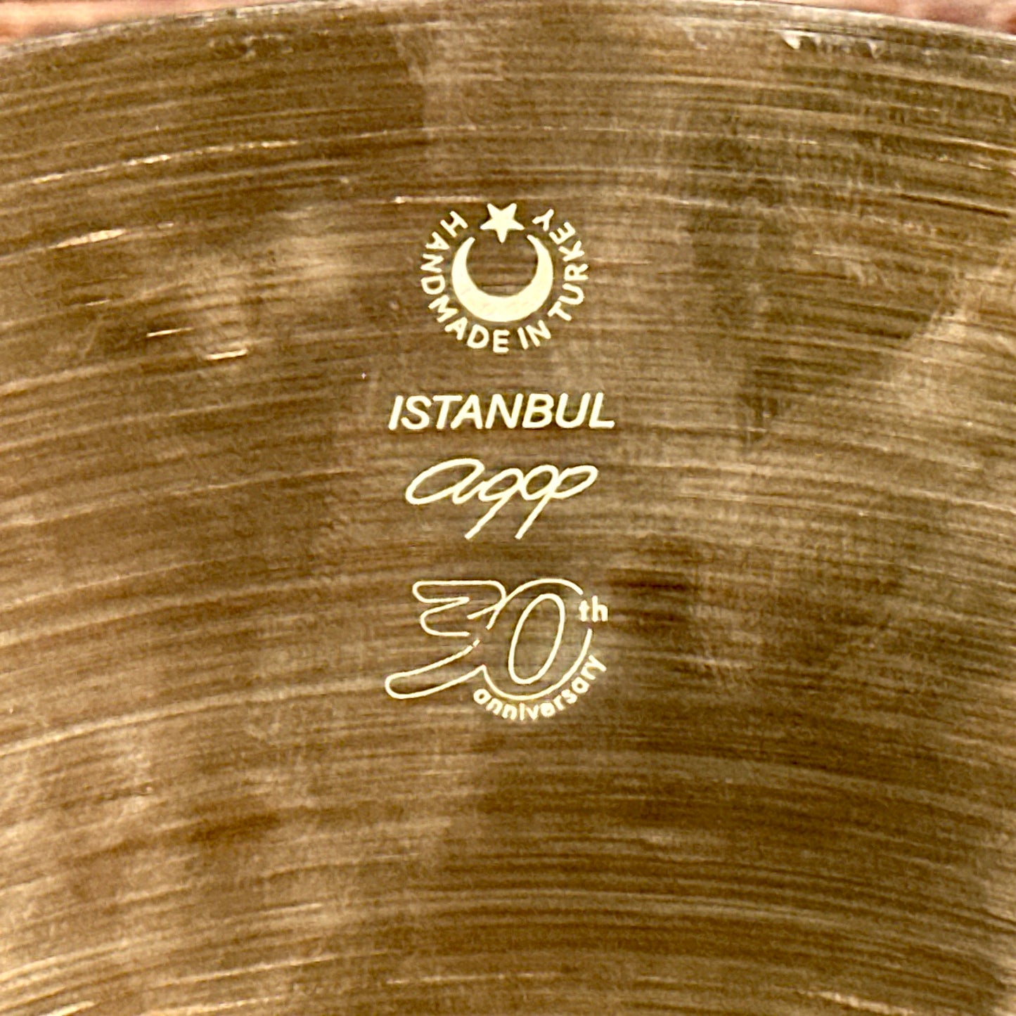16" Istanbul Agop 30th Anniversary Hi-Hat Cymbal Pair 1038g/1268g *Video Demo*