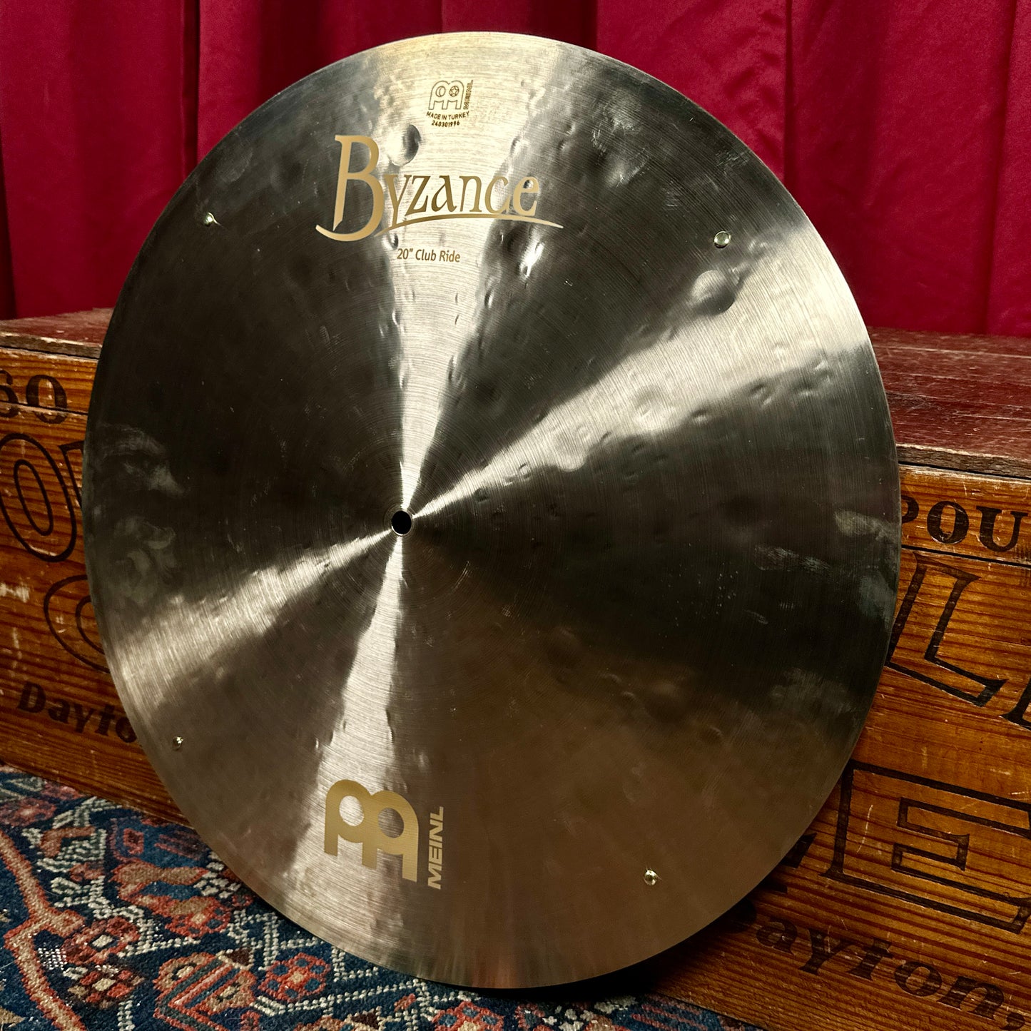 20" Meinl Byzance Jazz Club Ride Cymbal 2210g *Video*