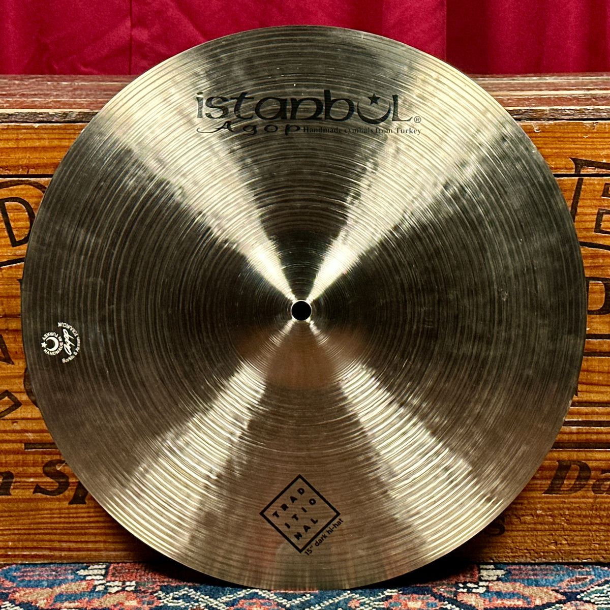 15" Istanbul Agop Traditional Dark Hi-Hat Cymbal Pair 1074g/1266g *Video*