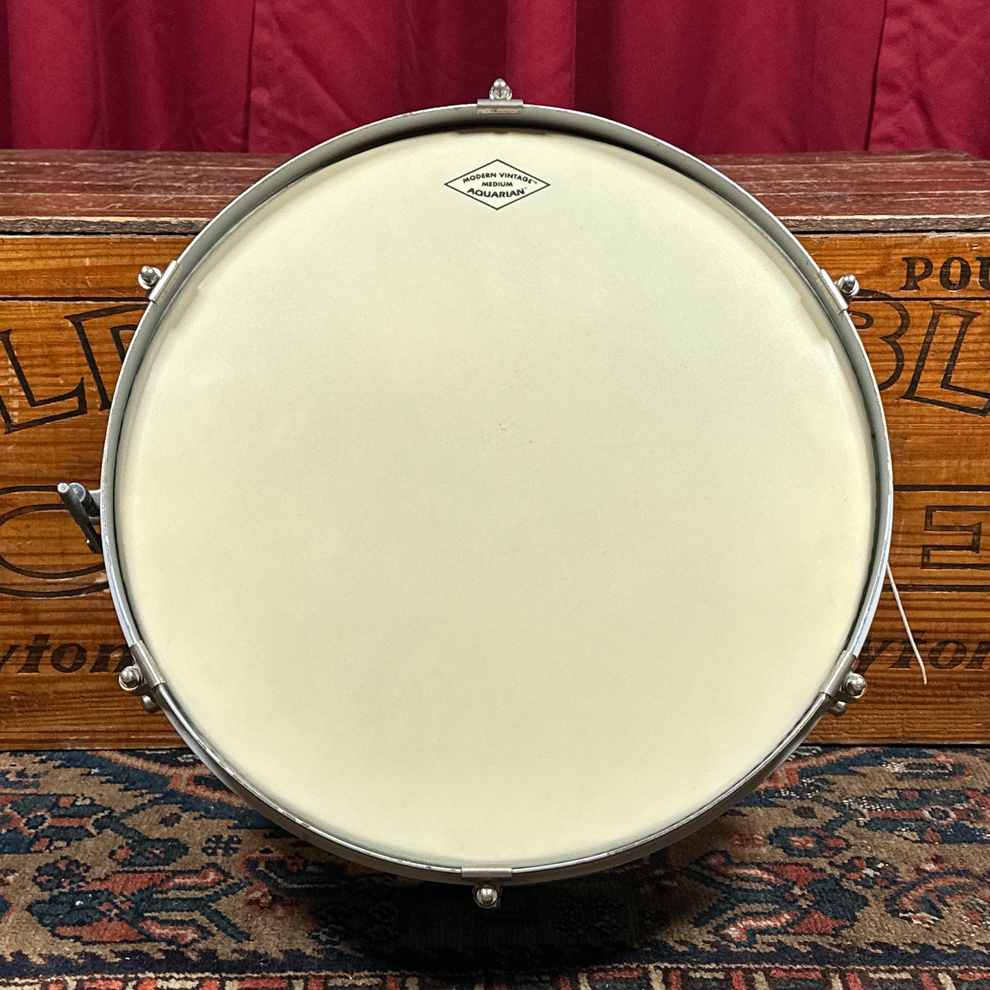 1960s Kent 5x14 Single Tension No. 191P Snare Drum Black Oyster Pearl