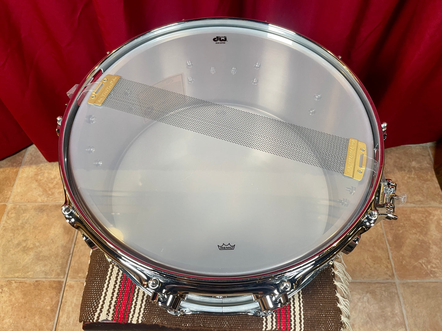 DW Collector's Series 6.5X14 Stainless Steel Snare Drum DRVL6514SPC