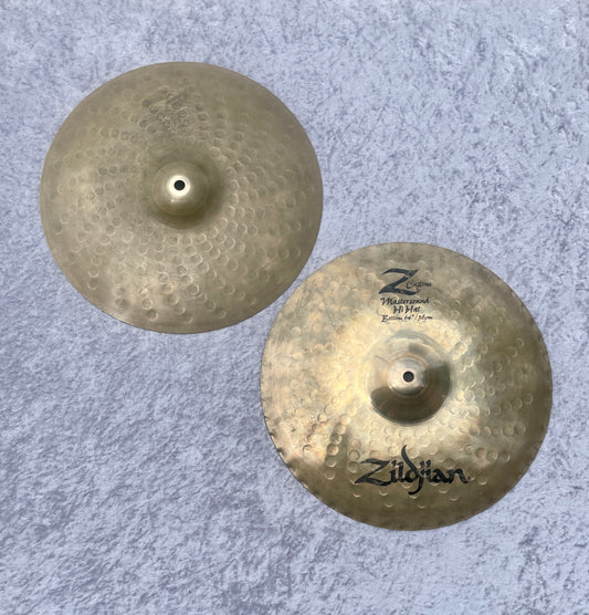 14" Zildjian Z Custom Mastersound Hi-Hat Cymbal Pair 962g/1462g *Video Demo*