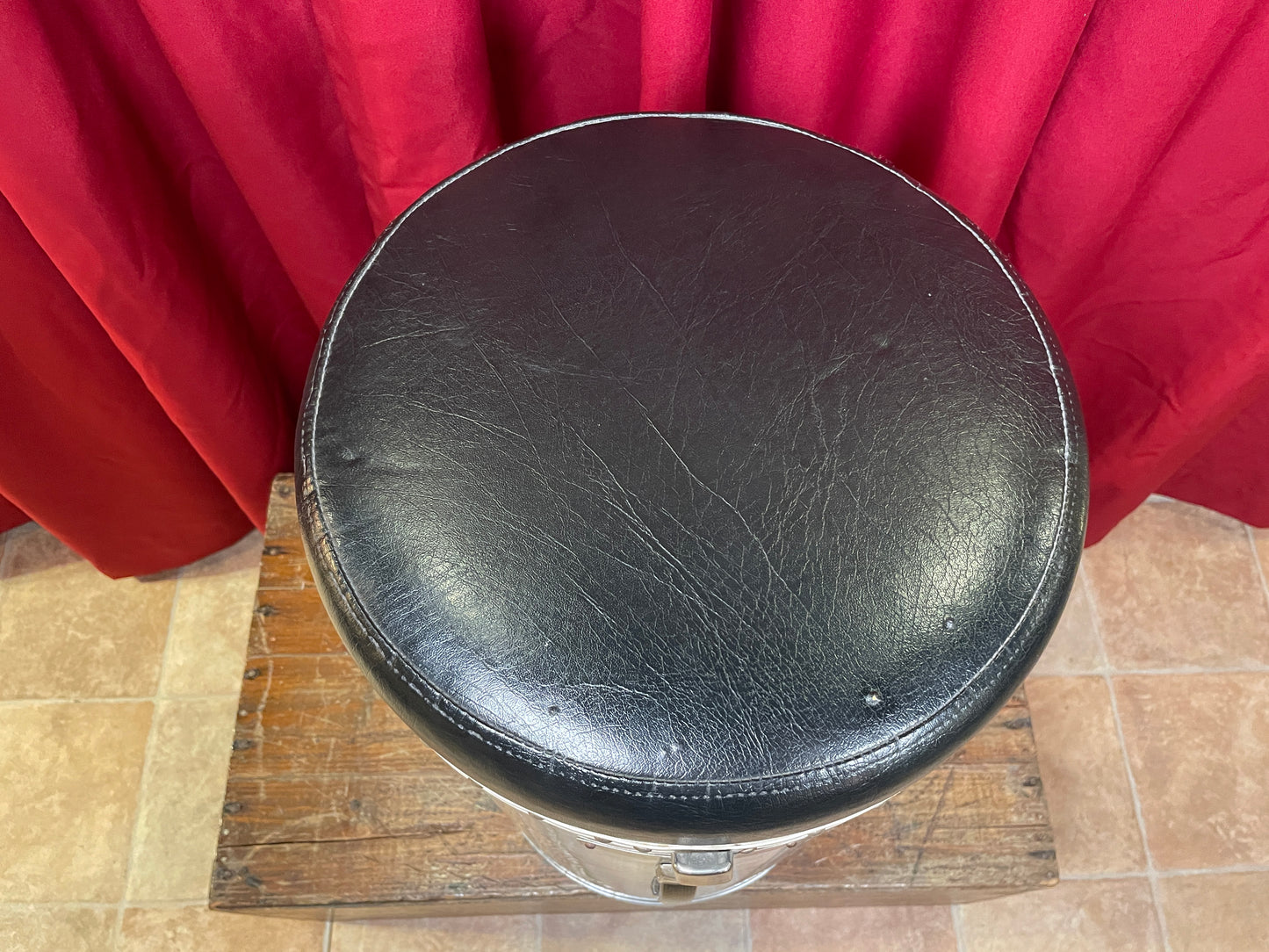 Vintage Slingerland No. 882 Pac-All Canister Drum Throne Buddy Rich