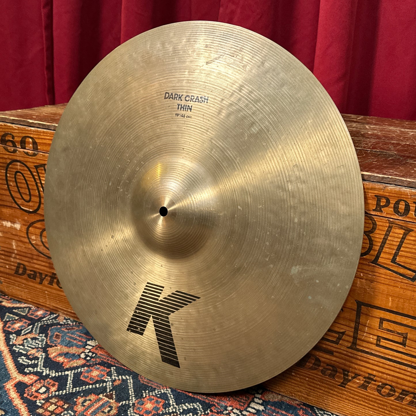 19" Zildjian K Dark Crash Thin Cymbal 1692g *Video Demo*
