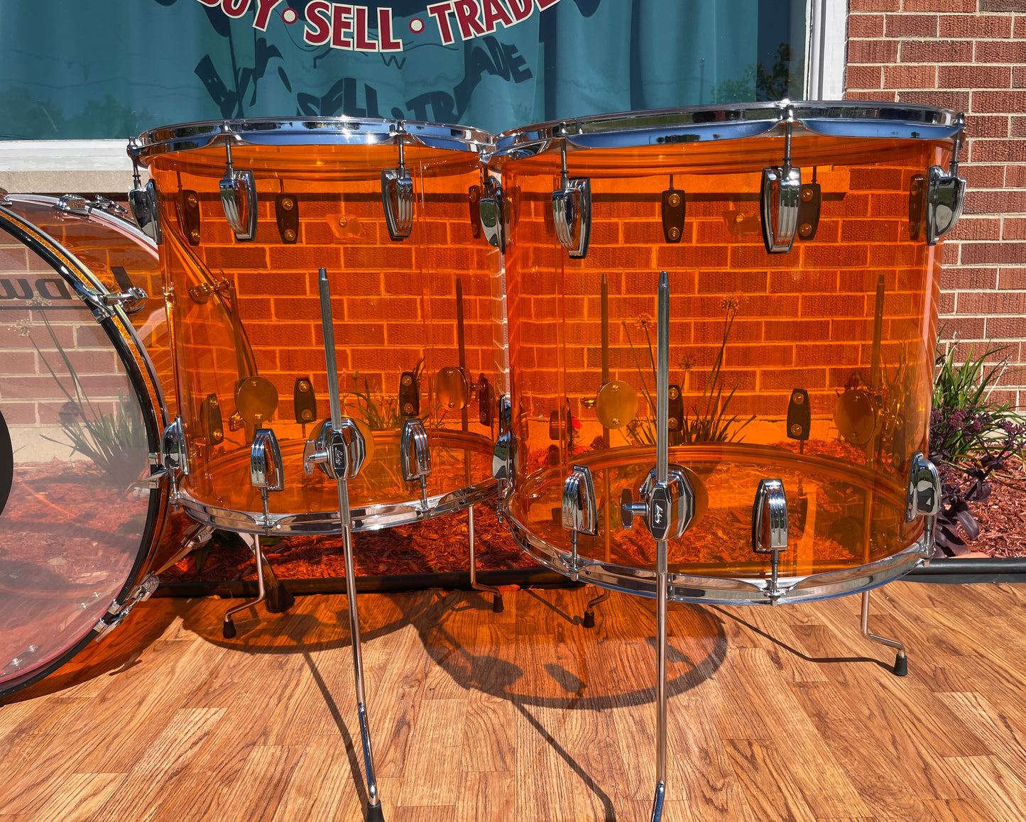 Ludwig Vistalite Reissue Zep Outfit Drum Set 26/14/16/18
