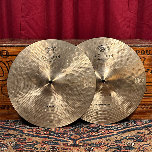 14" Zildjian K Constantinople Hi-Hat Cymbal Pair 944g/1156g *Video Demo*