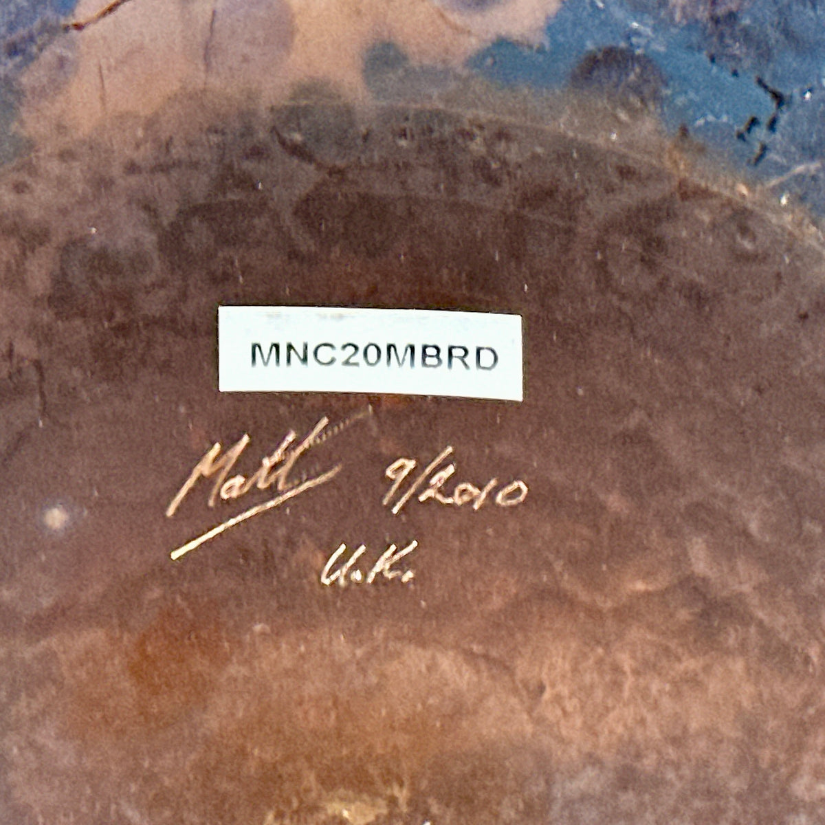 20" Matt Nolan Custom MNC20MBRD Ride Cymbal 2540g *Video*