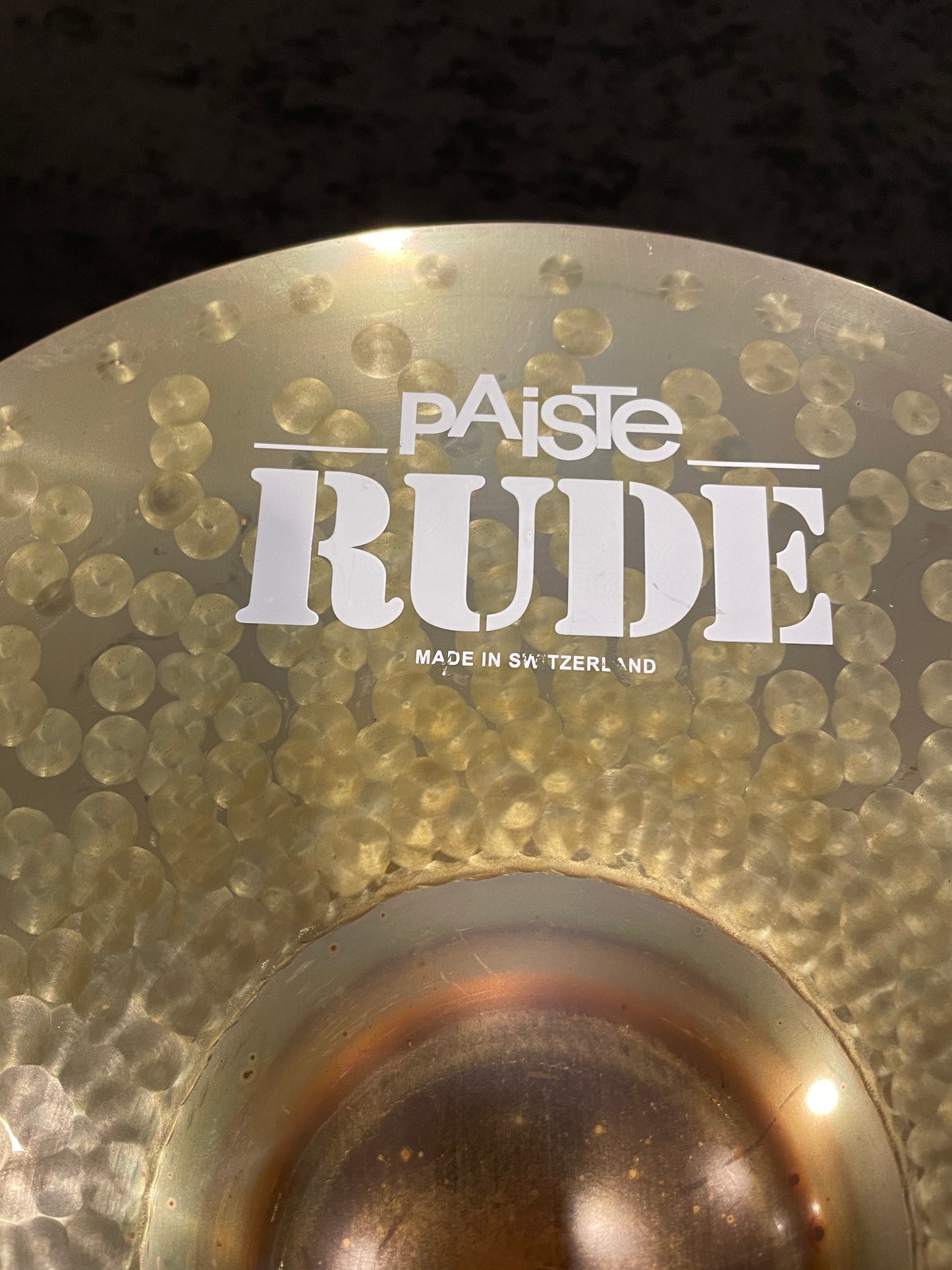 14" Paiste Rude Hi-Hat Cymbal Pair 914g/1196g