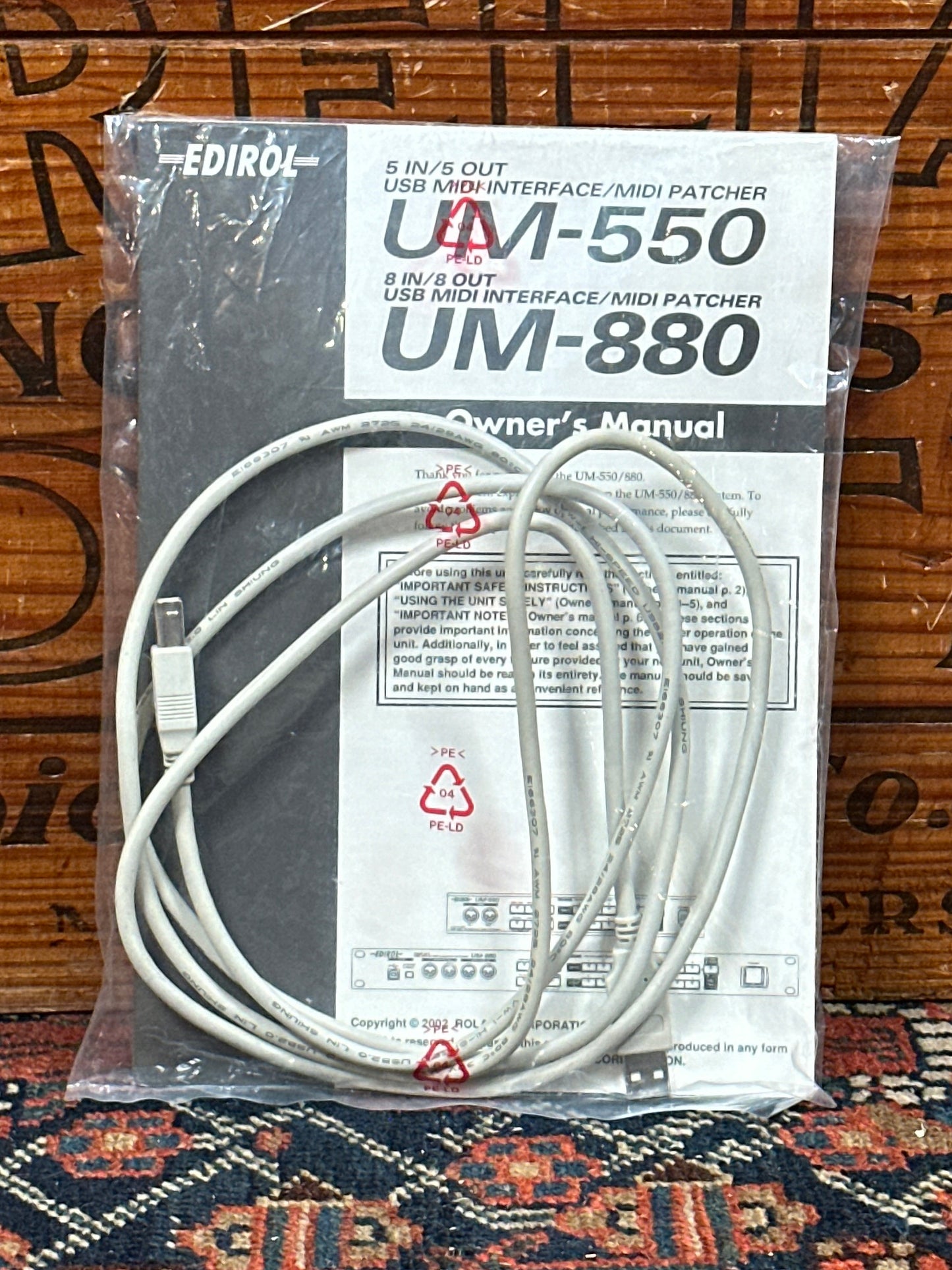 Edirol UM-880 8 In / 8 Out USB MIDI Interface Patcher