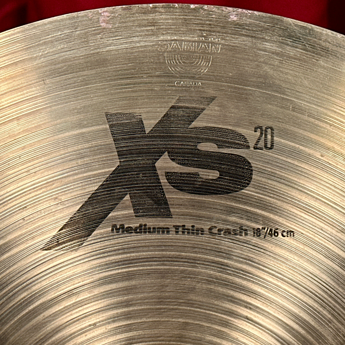18" Sabian XS20 Medium Thin Crash Cymbal 1574g *Video*