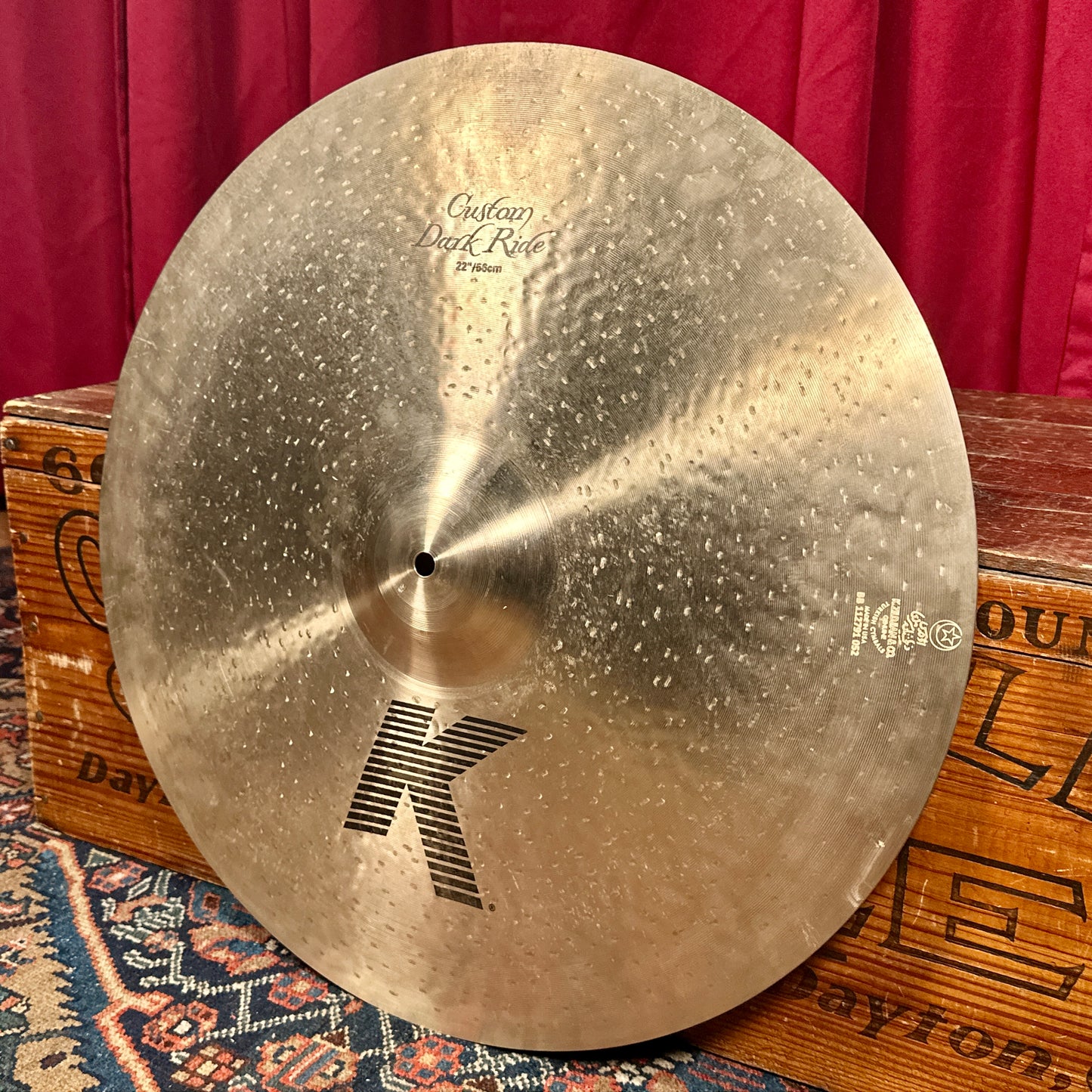 22" Zildjian K Custom Dark Ride Cymbal 2540g *Video Demo*