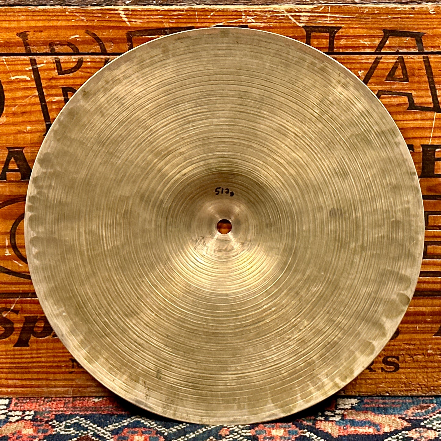 12" K. Zildjian Istanbul 1959-66 Intermediate Stamp Hi-Hat Cymbal Pair 512g/598g *Video Demo*