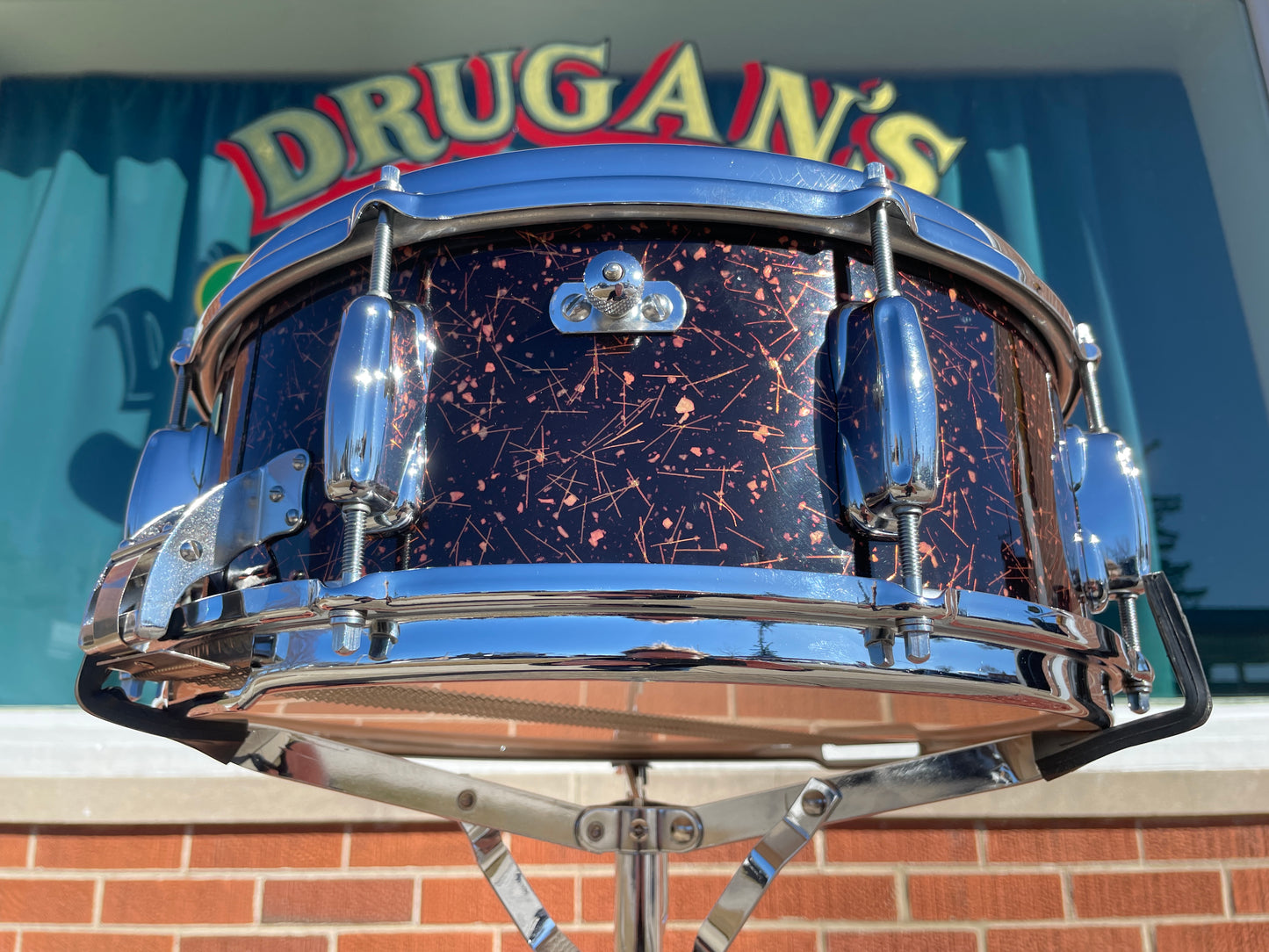 1960-1962 Slingerland 5.5x14 No. 143 Gene Krupa Radio King Snare Drum Capri Pearl