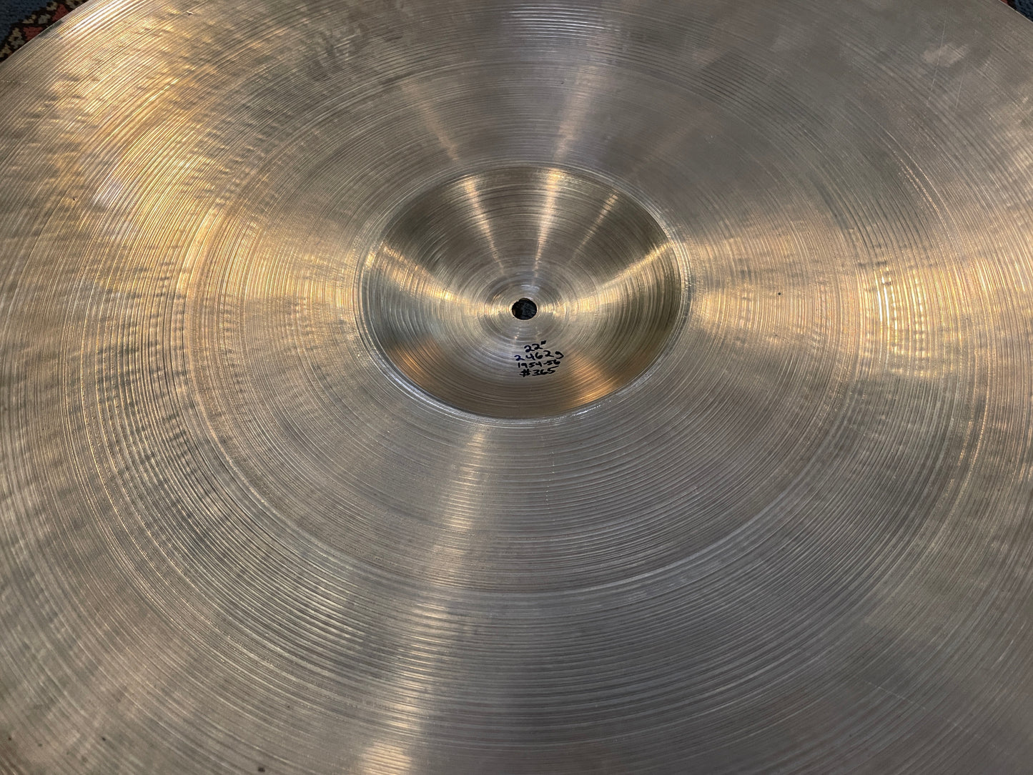 22" Zildjian A 1954-56 Large Stamp Ride Cymbal 2462g *Video Demo*