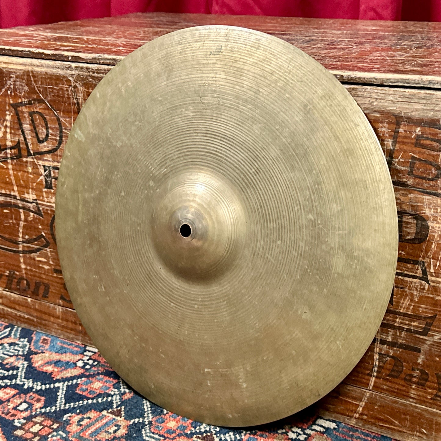 14" Zildjian A 1940s-1950s Trans Stamp Hi-Hat Cymbal Pair 762g/788g *Video Demo*