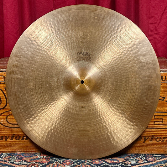 22" Paiste 1976 Black Label 2002 Ride Cymbal 3026g *Video Demo*