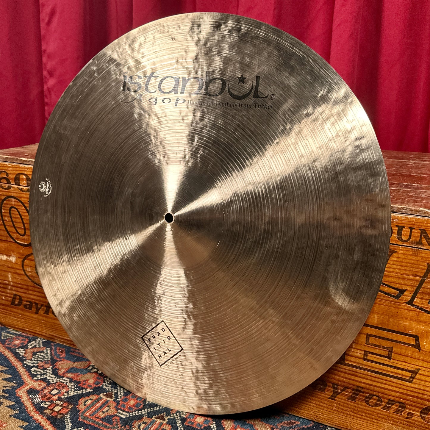 22" Istanbul Agop Traditional Dark Crash Cymbal 2128g *Video Demo*