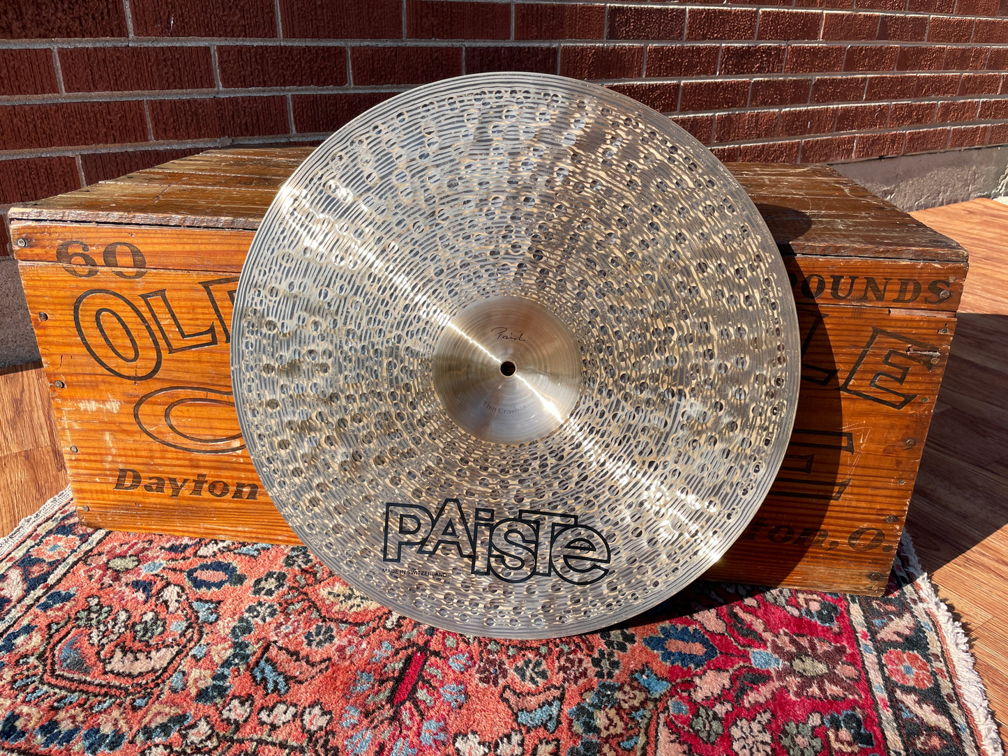 18" Paiste Signature Traditional Thin Crash Cymbal 1302g