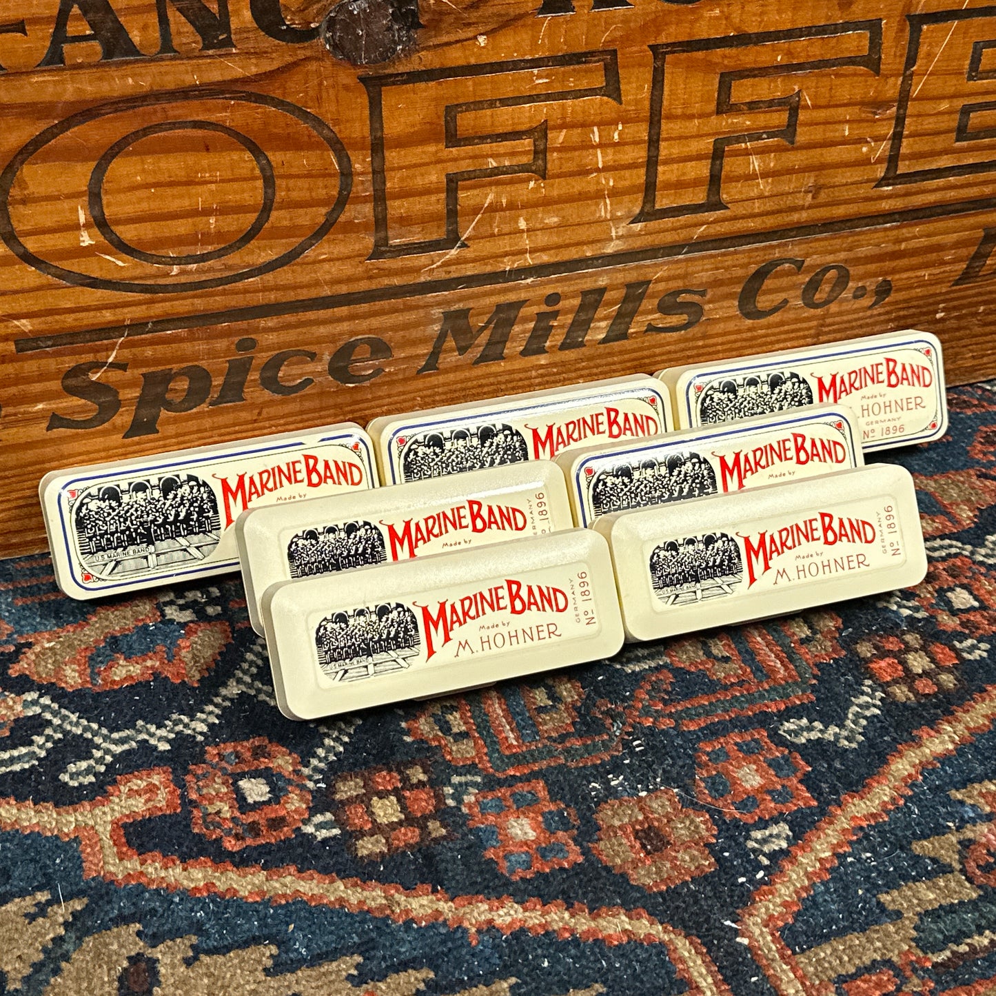 Hohner Marine Band 1896 Harmonica Lot of 7