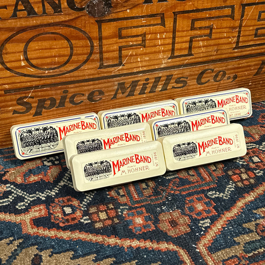 Hohner Marine Band 1896 Harmonica Lot of 7