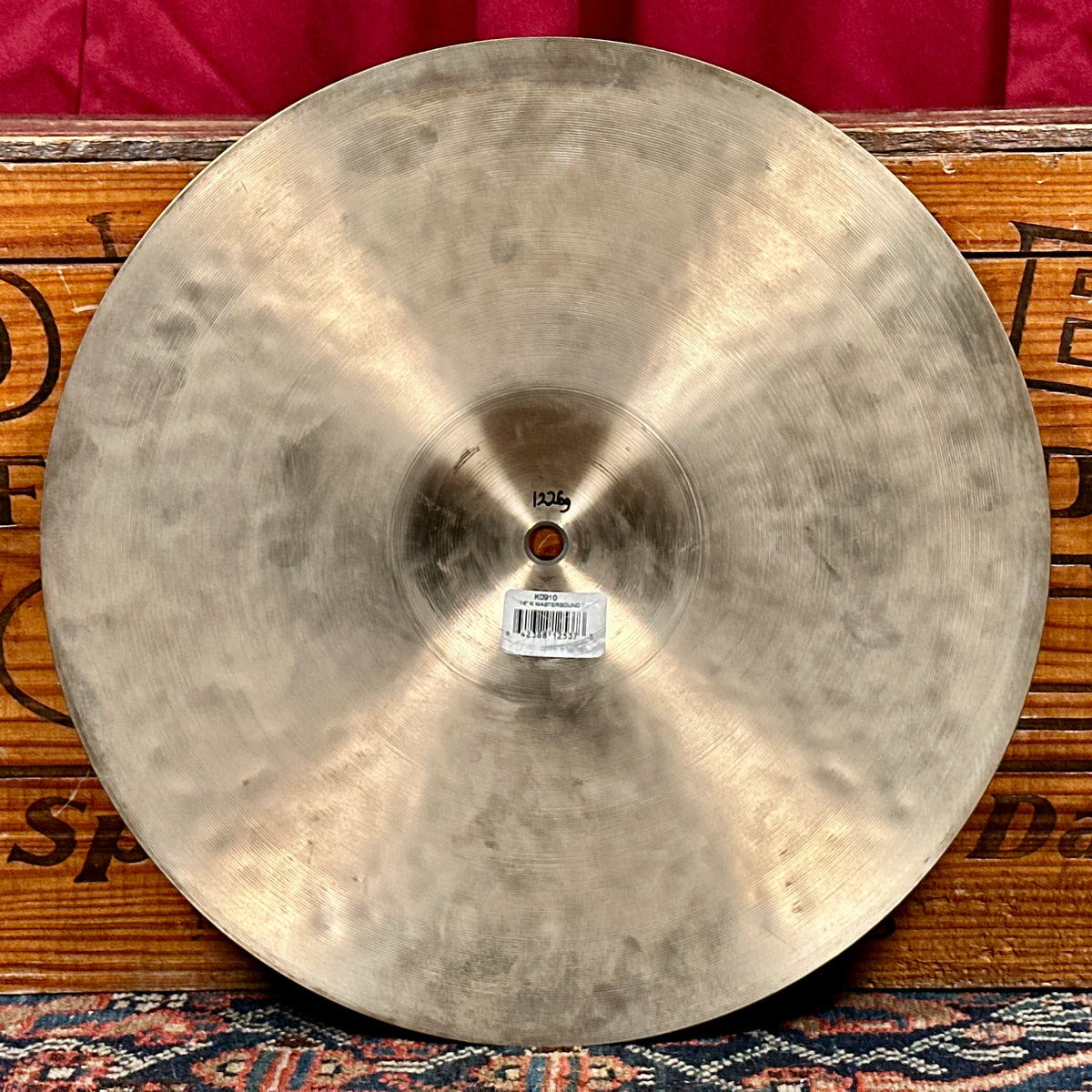 14" Zildjian K Mastersound Hi-Hat Cymbal Pair 1226g/1418g *Video*