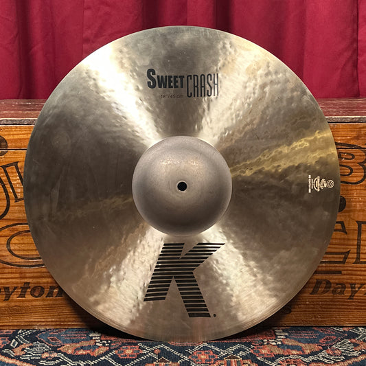 18" Zildjian K Sweet Crash Cymbal 1294g *Video Demo*