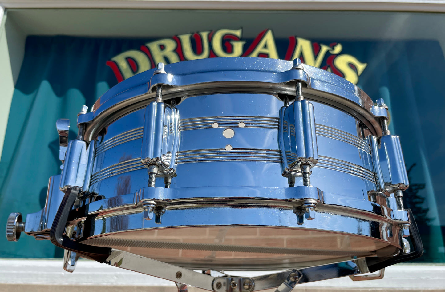 1980s Tama 5x14 No. 8005 Imperialstar King Beat Seamless Steel Snare Drum