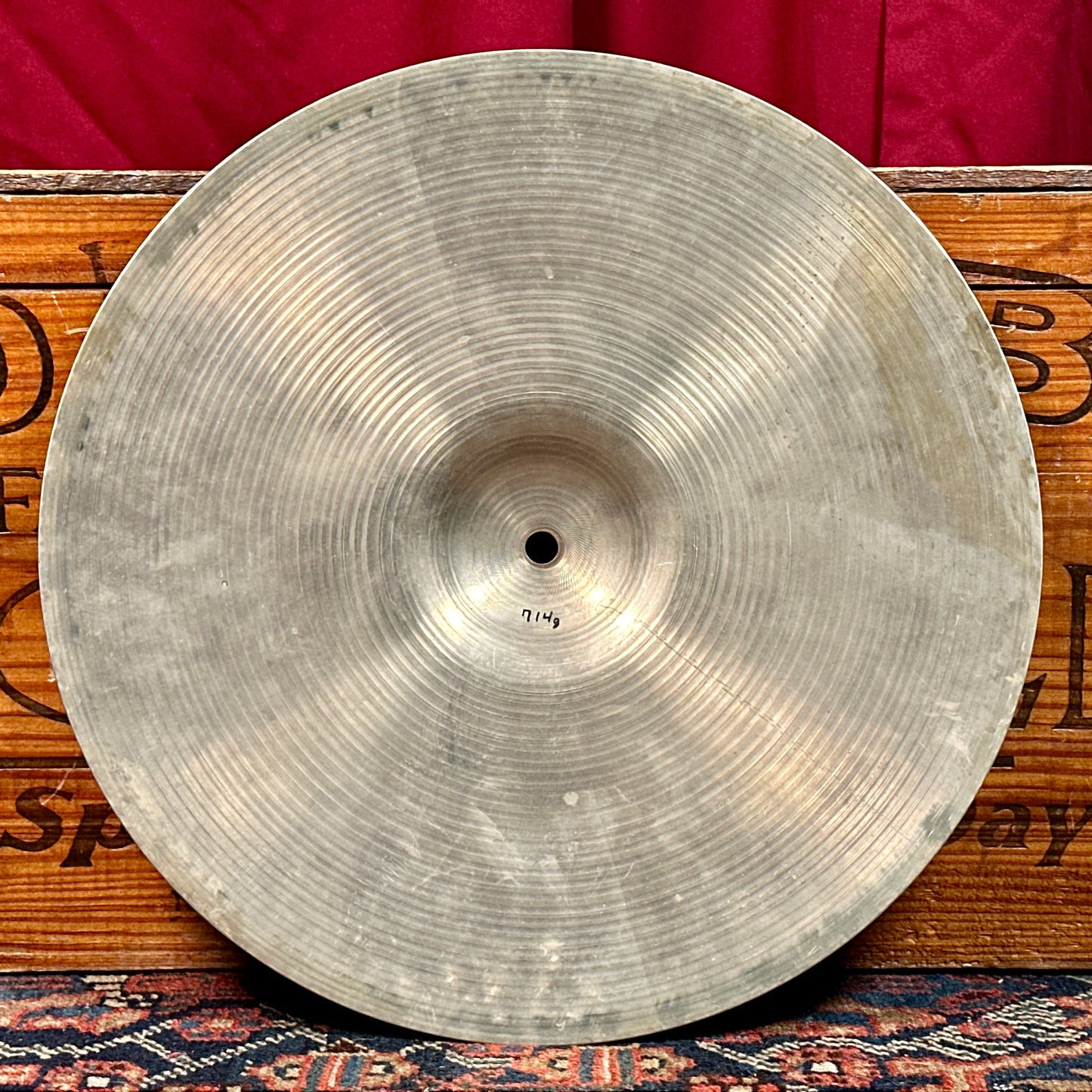 15" Paiste 1960s Ludwig Standard Hi-Hat Cymbal Pair 714g/716g *Video Demo*