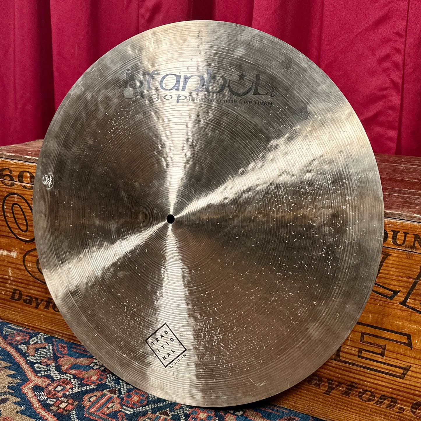 22" Istanbul Agop Traditional Medium Jazz Ride Cymbal 2482g *Video Demo*
