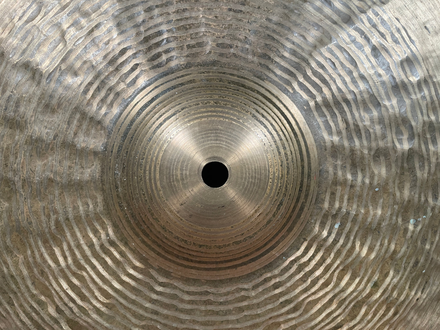 22" Zildjian Sound Lab Prototype Hi Bell Thin High Ride Cymbal w/ Rivets 2402g *Video Demo*