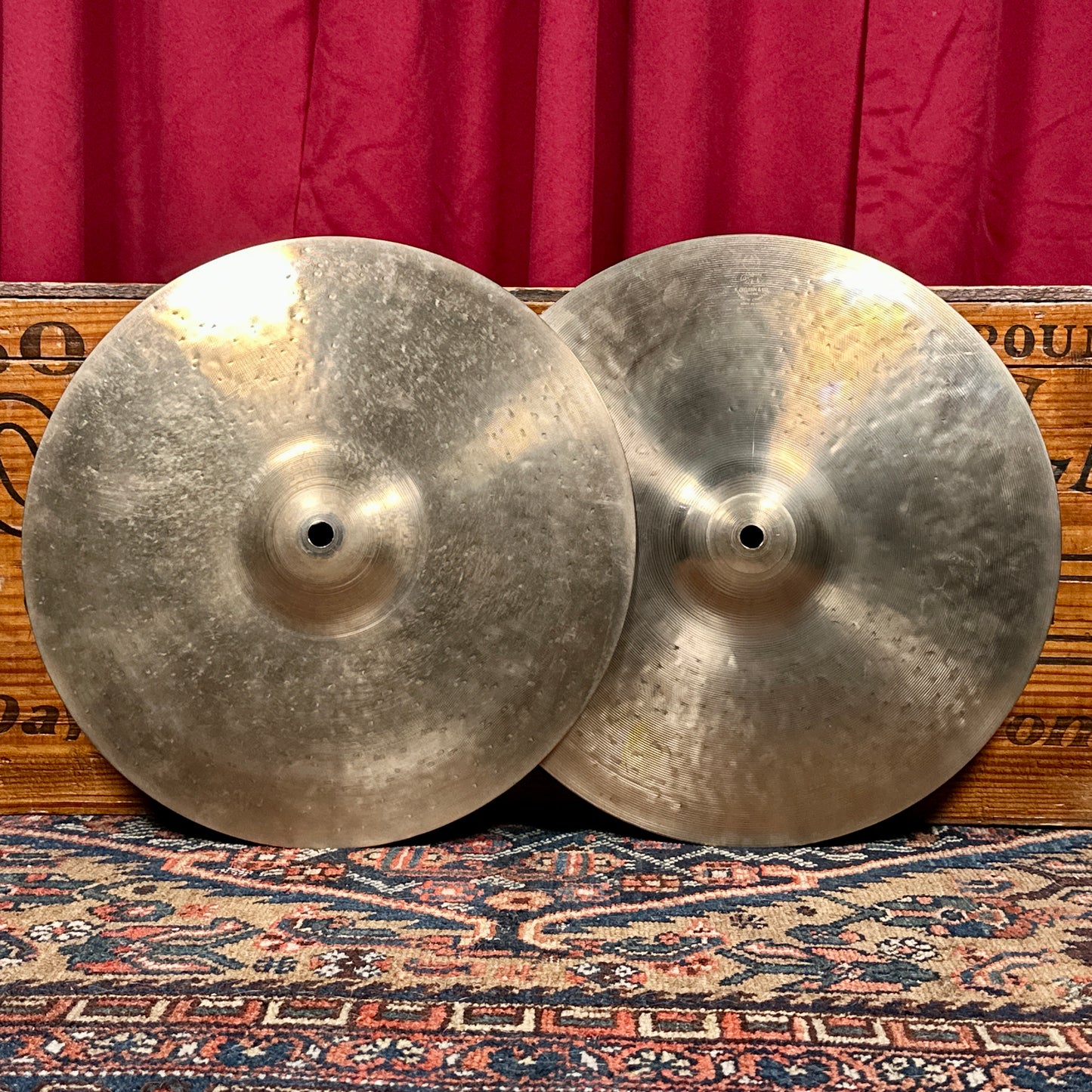 14" Zildjian K Custom Dark Hi-Hat Cymbal Pair 1002g/1224g *Video*