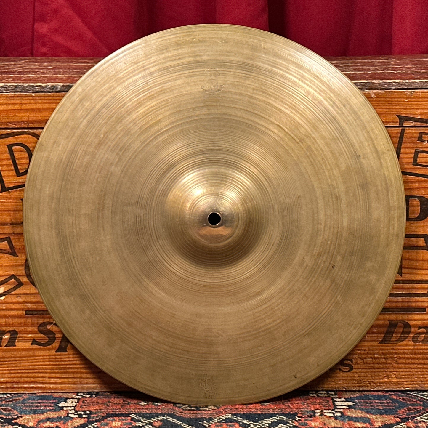 15" Zildjian A 1940s-1950s Trans Stamp Hi-Hat Cymbal Pair 880g/956g *Video Demo*