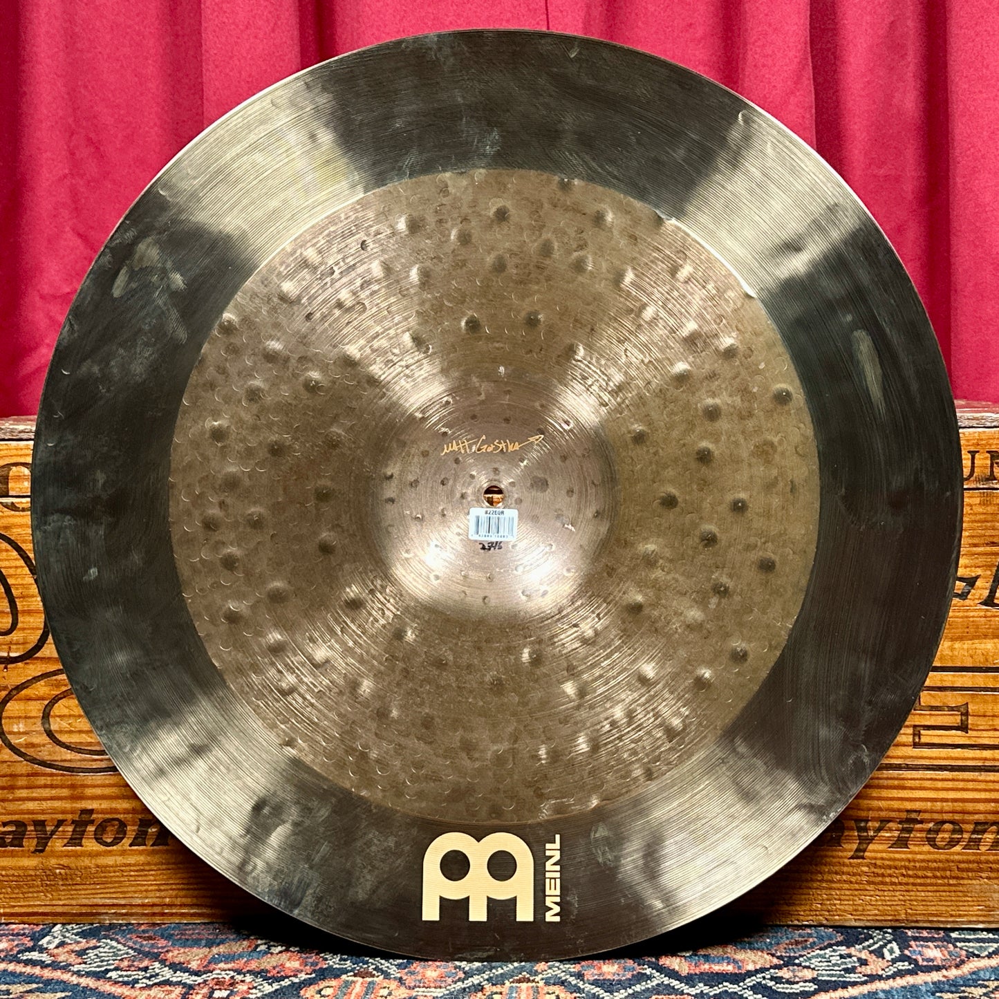 22" Meinl Byzance Vintage Equilibrium Ride Cymbal 2716g *Video*