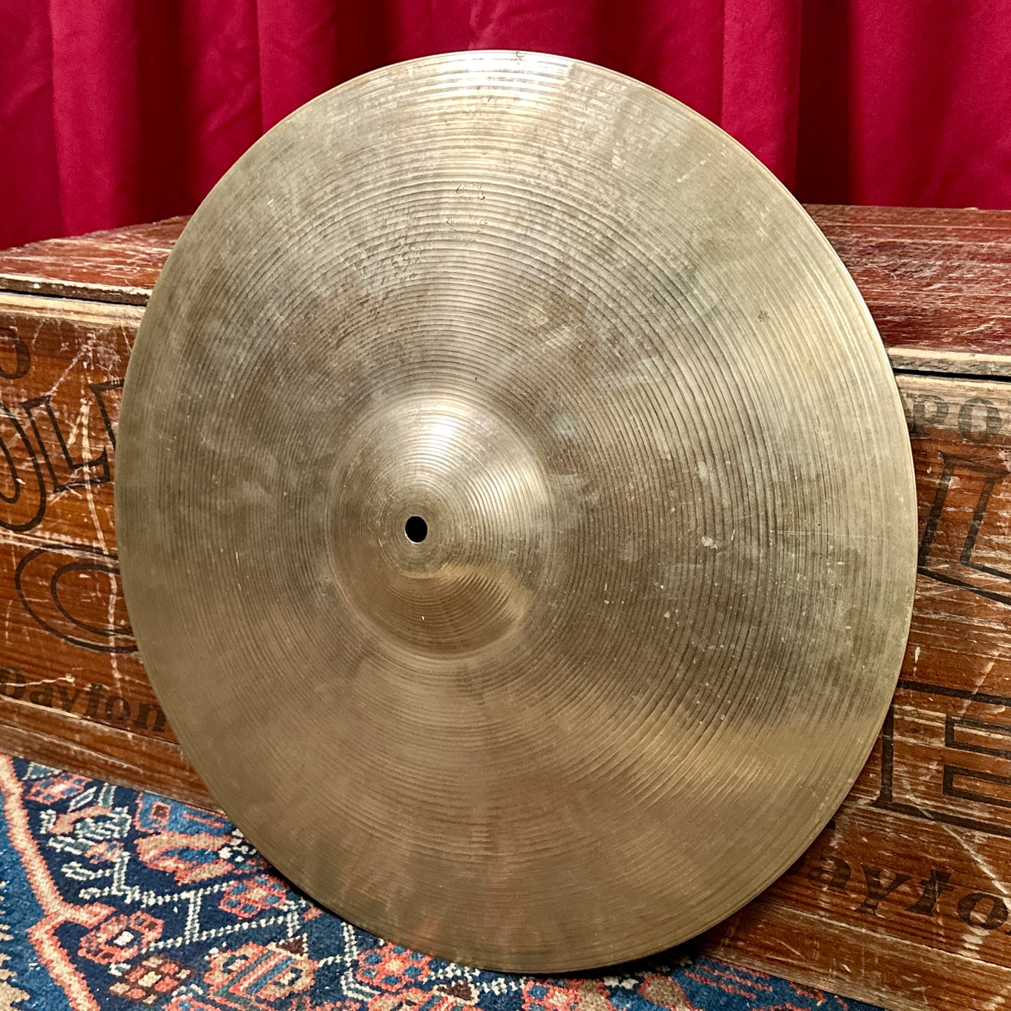 18" Zildjian A 1940s Trans Stamp Crash Ride Cymbal 1332g *Video Demo*