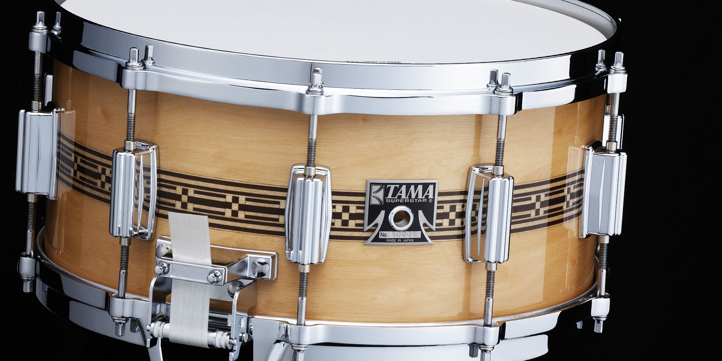 Tama 50th Limited Mastercraft AW456 Artwood 6.5x14 Snare Drum *Video Demo*