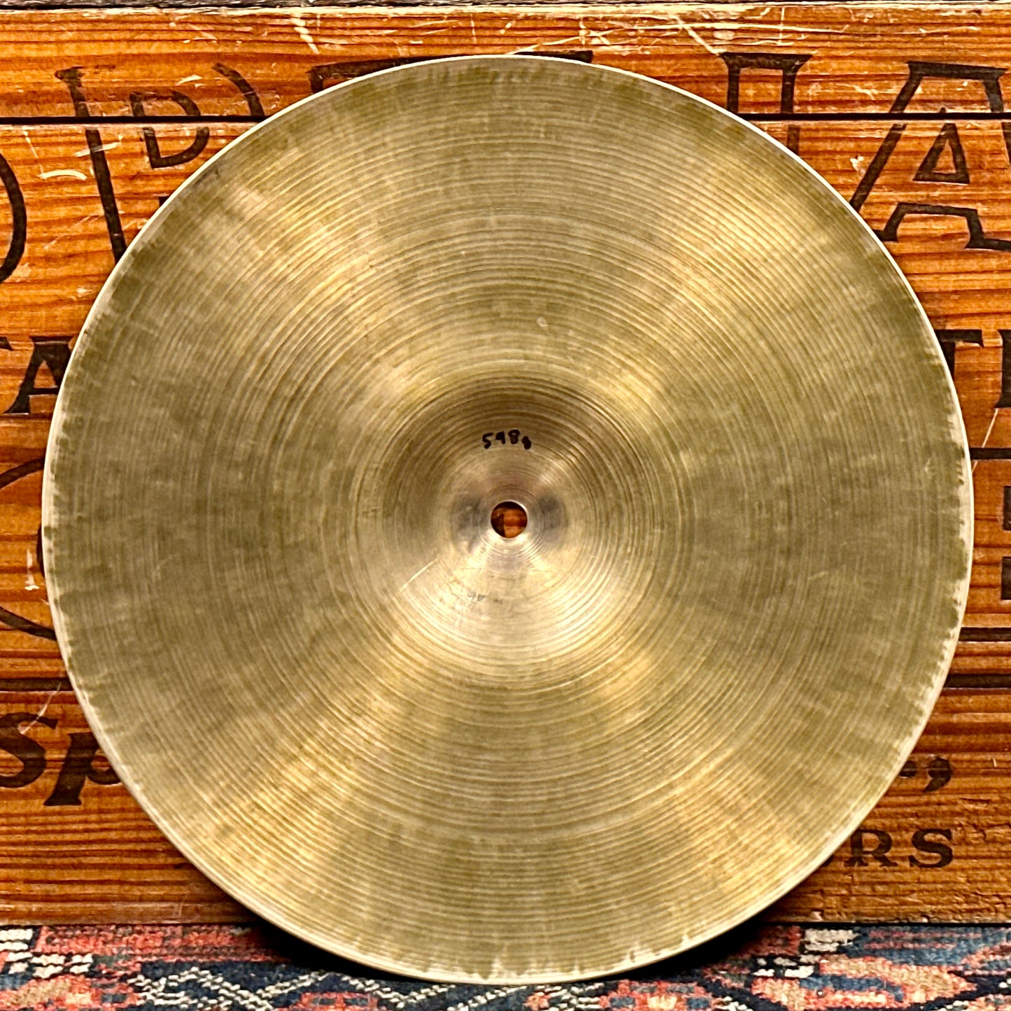 12" K. Zildjian Istanbul 1959-66 Intermediate Stamp Hi-Hat Cymbal Pair 512g/598g *Video Demo*