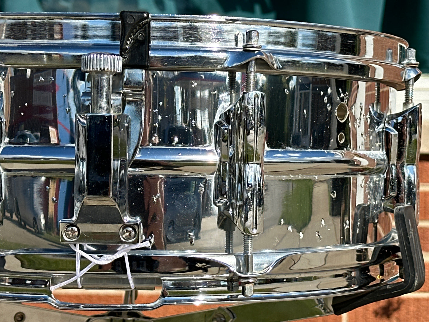 1970s Premier 5x14 PD6021 Chrome Over Aluminum Snare Drum