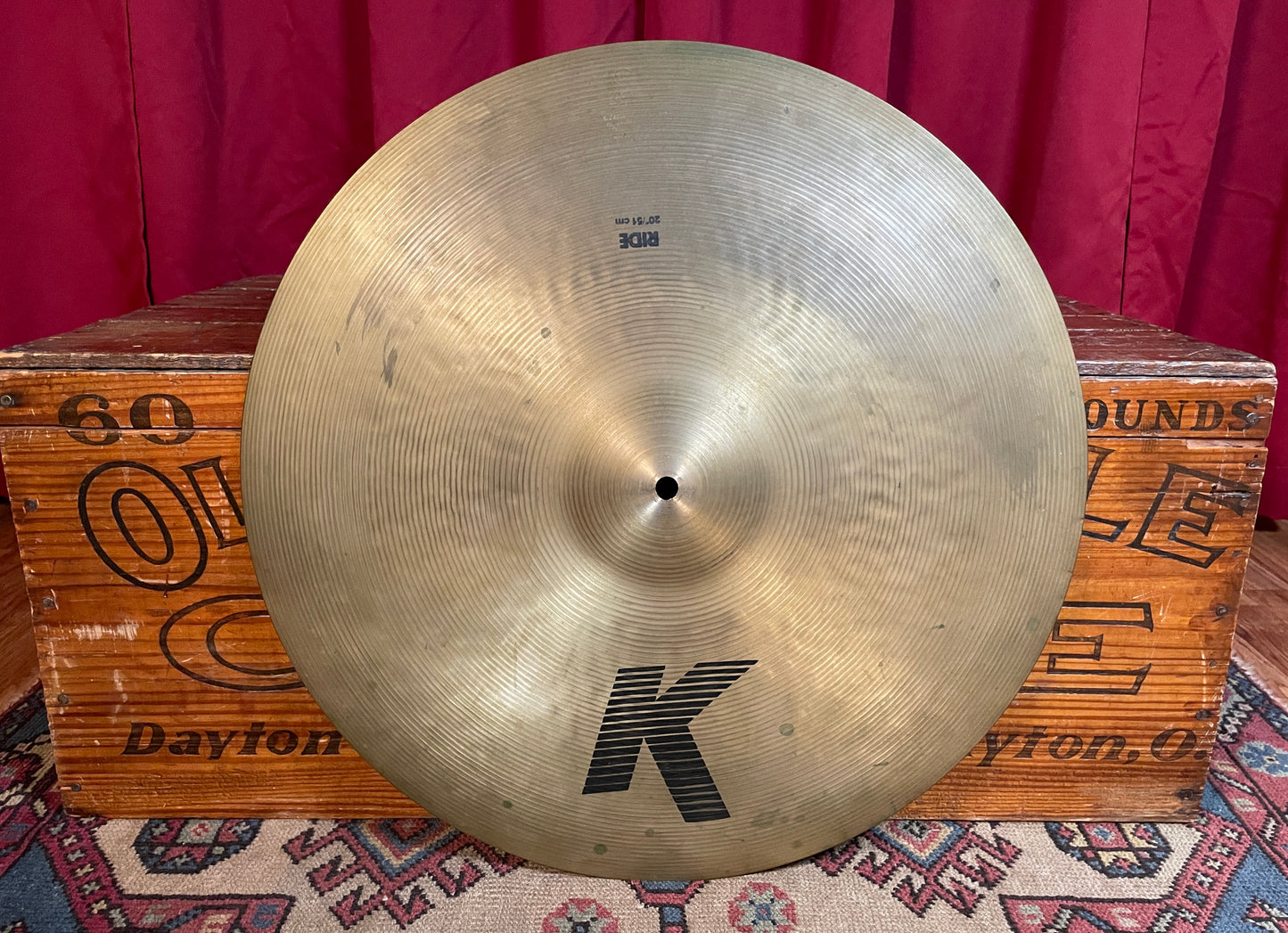 20" Zildjian K Ride Cymbal IAK 2686g *Video Demo*