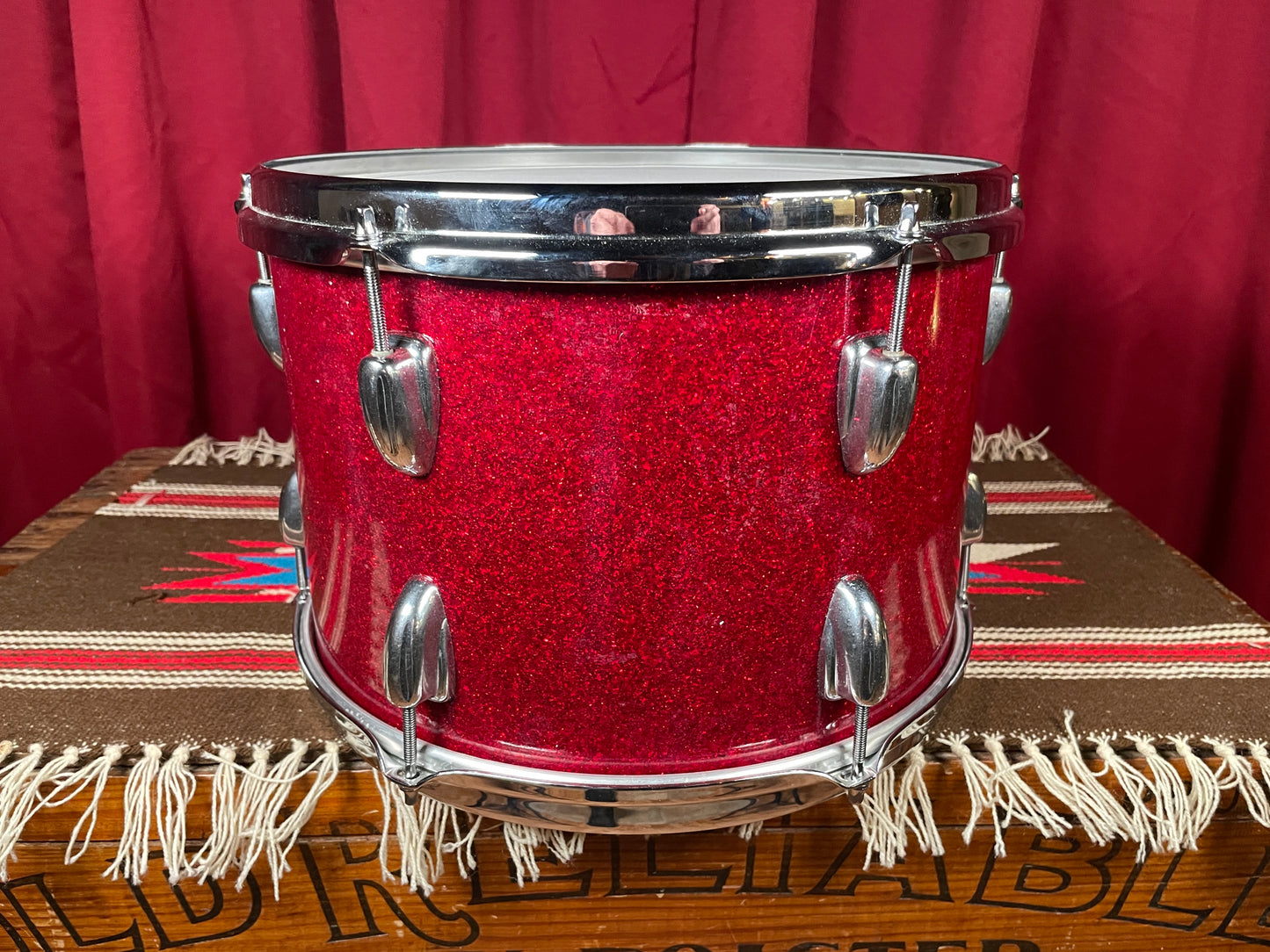 1964 Slingerland 9x13 Tom Red Sparkle 13x9