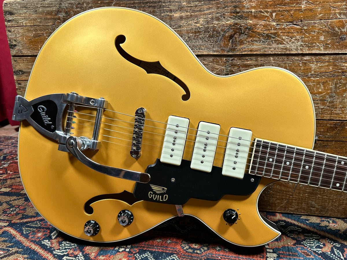 Guild Starfire I Jet 90 Electric Guitar Satin Gold